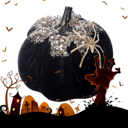 Dekorationspumpa för Halloween 3D Halloween Bordsfigurer