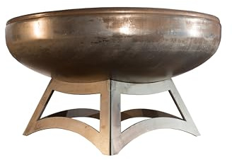 Liberty Fire Pit – Ohio Flame Wood Burning Outdoor Fire Pit - 36 Diameter with Hollow Base (Made in USA)