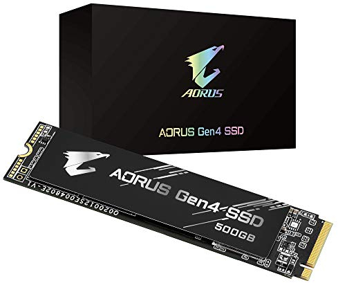 Gigabyte AORUS Gen4 500GB NVMe Solid State Drive (PCI-Express 4.0 x4)