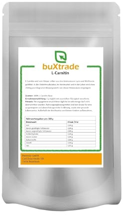 5 kg L-Carnitin Base | Pulver | Aminosäure | Nutrition