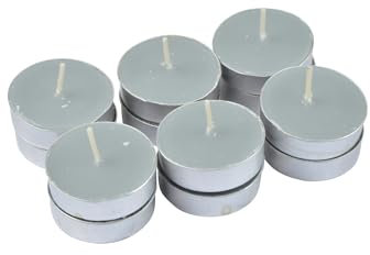 Homéa, Set de 12 Bougies Chauffe-Plat Essentiel Parfum Fleur de Coton