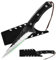 FULLHI Couteau à désosser avec étui,Acier à haute teneur en carbone Couteau à désosser pour la pêche, la maison, le camping et le BBQ (Noir, 14cm)