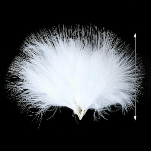 10-50PCS Natural White Feathers Crafts DIY Jewelry Making Headdress Ostrich Turkey Peacock Plumes Wedding Home Decoration[Champagne,]