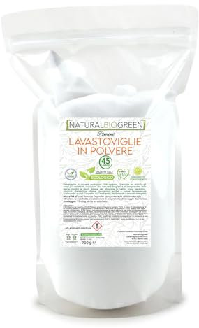 Naturalbiogreen Detersivo Lavastoviglie in Polvere Ecologico 900 gr