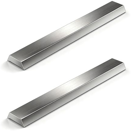 Hazztoll 2.5 Carbide Paint Scraper Blades, 2 pcs Double-Edged Reversible Replacement Tungsten Steel Blades, Surface Prep Tool for Removing Wood, Paint, Glue and Wallpaper