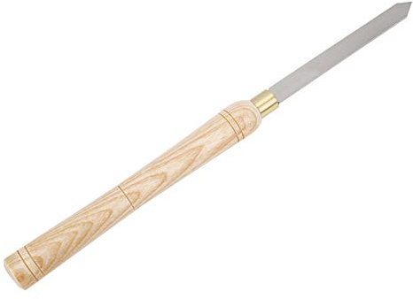 Generic Scalpello Tornio HSS Utensili per Tornitura del Legno in Acciaio Ad Alta velocità Strumento di Accordatura Portatile per la Lavorazione del Legno Scalpello per Tornio con Manico Fraxinus