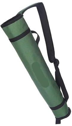 AYWTIUN Faretra in Vita Supporto for faretra Posteriore for tiro con L'Arco, Tubo Regolabile, da Cintura, Borsa Trasporto for esercitarsi al Bersaglio(Green)