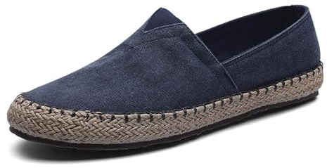 Generisch Chaussures d'été en toile tressée pour homme Old North - Respirantes et légères - Chaussures de pêche décontractées en toile