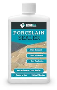 SmartSeal Porcelain Tile Sealer - Breathable, Ultra-Durable Protective Coating for Internal and External Porcelain Tiles and Ceramic Tiles. Used on Patios, Walls and Floors (100ml Sample).