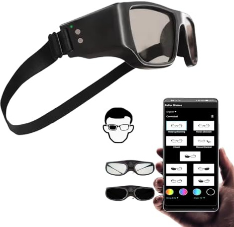 Lubeby Smart Reflex Glasses Head Up Trainingsbrille GS05 Head-up Dribble Brille für Basketball, Hockey, Fußball, Training