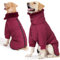 LIANZIMAU Hundemantel mit Beinen Hundemantel Winter Wasserdicht Wintermantel für Kleine Hunde Grosse Hundejacke Winterjacken & Wintermäntel für Hunde