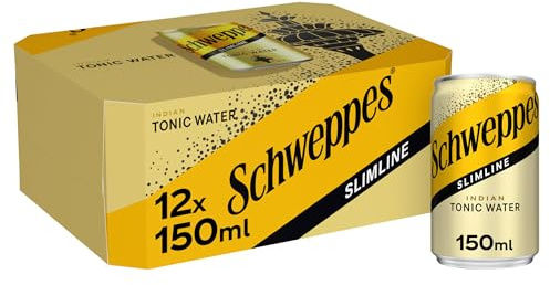 Slimline Indian Tonic Water, 150ml Cans, Pack of 12