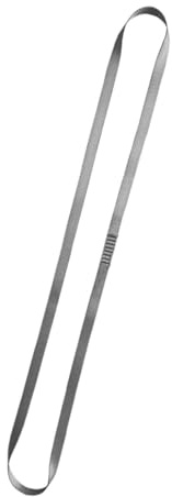 QUXVUIS Hochleistungs Kletterschlinge, 30 cm Schlaufe, hohe Festigkeit, Outdoor Ausrüstung für Felsklettern und Canyoning, Abseilausrüstung für den Bergsport, Grau, 60 cm