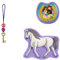 Step by Step Magic Mags Schleich® Horse Club Holsteiner Stute“, 3-teilig, 2 Magnet-Applikationen und 1 Anhänger, als Ergänzung für den Schulranzen oder Vorschulrucksack, für Mädchen