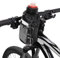 COFIT Fahrrad-Flaschenhalter mit Mesh-Fronttasche, Fahrrad-Wasserbecher-Halter mit großer Kapazität für Cruiser, Mountainbike, Rennrad, Roller, Rollstuhl Schwarz