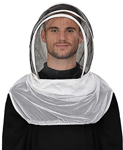 Humble Bee 211 Polycotton-Imkerschleier mit Fechthaube, Kristallweiß