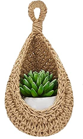 VONGLYHOO Panier Mural Suspendu De Rangement En Jute Paniers De Fruits Et Légumes La Cuisine Restaurant Jardinières De Légumes Style 1 Paniers De Fruits Et Légumes Paniers Suspendus En Osier Panier