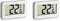 TFA Dostmann Digitales Thermometer, vielseitig einsetzbar, Temperaturmessung im Kühlschrank, gut ablesbar, L 68 x B 25 (14) x H 43 (61) mm (Packung mit 2)