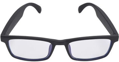 Jectse Intelligente Brille mit Blaulichtfilter, Bluetooth 5.3-Audiobrille mit Integriertem Mikrofon für Männer und Frauen, Touch- und Sprachassistent, Intelligente Klangbrille für