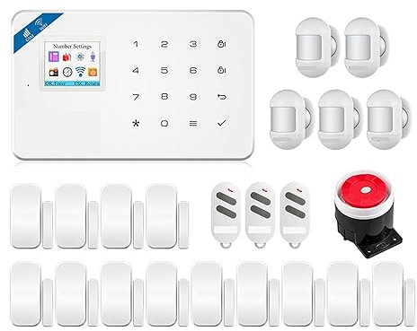 Sistema de alarma para la seguridad del hogar, De Alarma For El Hogar GSM, Compatible Con Tuya, Sensor De Movimiento Inteligente, Detector De Puerta, Sirena De Seguridad Para la seguridad del hogar y