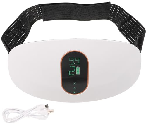 OATIPHO Ceinture de massage abdominale portable - Appareil de massage électrique avec vibration - Favorise et tonifie le corps - Pour les déplacements