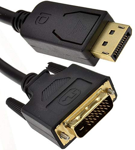 Multibao 1M DisplayPort Display Port DP to DVI-D 24+1 Male Digital Video Cable Lead PC TV (1)