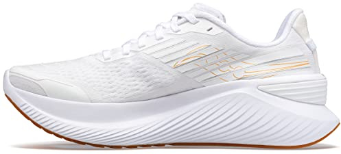 Saucony Men's Endorphin Shift 3 Running Shoe, White/Gum, 9 Medium