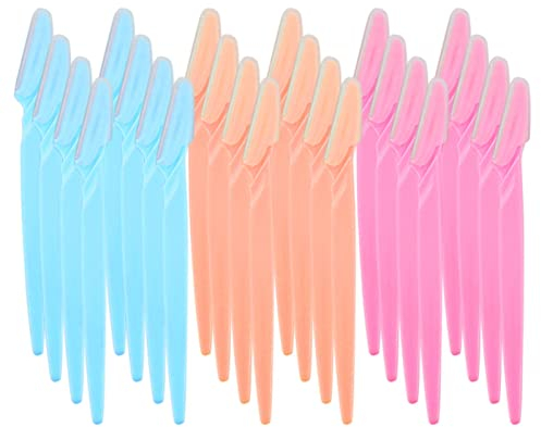 24 Pezzi Rasoi Per Sopracciglio Rasoio Viso Per Donne E Uomini Viso Smacchiatori Dei Capelli (24PCs)