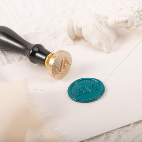 Custom Wax Seal Stamp - Personalized Wax Seal Stamp Create Your Own Seals for Crafting, Envelopes, Gift Wrap, Wedding Invitations - Custom Stamp Design with Handle