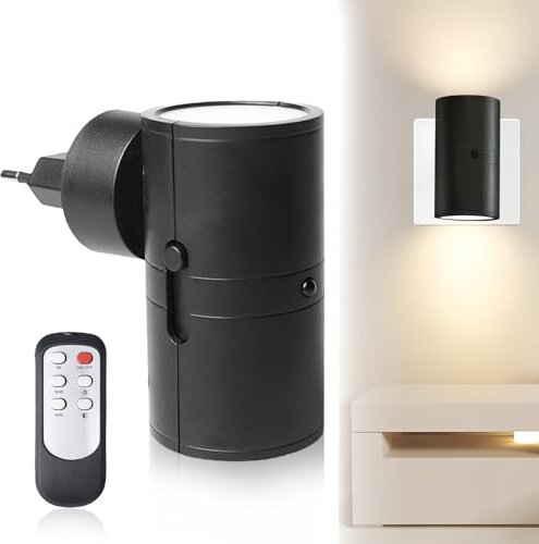 BORDEAG Luz Nocturna, Luz Quitamiedos, Lámpara Nocturna, Luz Noche Enchufe 3 Modos De Temperatura De Color Para Pasillos, Baños, Habitaciones, Cocinas