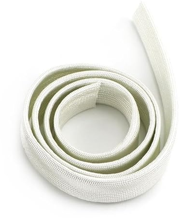 EricAuto 1m/2m/3m Fire-Resistant Exhaust Pipe Sleeve Insulation Protection for Diesel Heater, High-Temp Alkali-Free Glass Fiber (3 Meters)