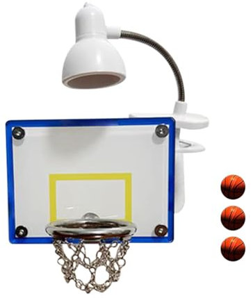 Generico Lampe de Nuit Basket Mur - Lumières LED Basket Nuit Mignon - Éclairage Décoratif avec 5 Balles et Panier, Idées Cadeaux Décor Maison et Jeux Intérieur