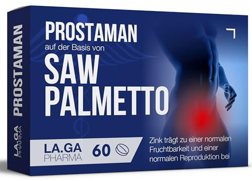 SERENOA REPENS, Prostata Integratore 60 Compresse con: Saw Palmetto, Boswellia, Zucca e Licopene. Serenoa Repens Prostata 640mg con: Ortica, Melograno ed Epilobio. Integratore Prostata Formula Potente