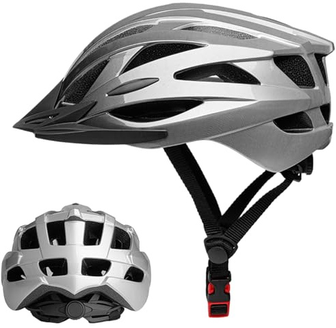 Caschi da bicicletta | Casco regolabile per biciclette con comfort – traspirante protezione della testa per ragazze donne uomini adolescenti per ciclismo all'aperto tempo libero pendolarismo sicurezza