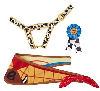LeMieux Disney Hobby Horse Accessories Set - Bullseye - Headcollar, Reversible Neckerchief & Rosette Included - Suitable for Ages 3+