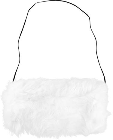 Faux Fur Hand Muffs Women Girls Winter Warm Muffs Outdoor Hand Warmer White