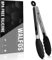 Walfos Küchenzange Hitzebeständige Kochzange, Thickened Stainless Steel and BPA Free Silicone Tips, Great for Cooking, Grilling, 23cm Food tongs