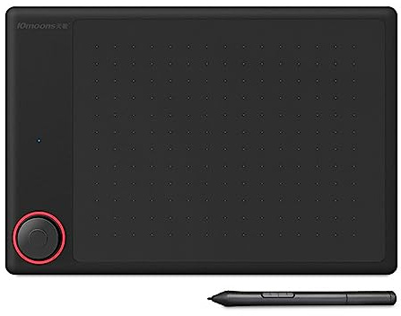 YIWENG Tableta gráfica G30 de 10 Lunas, Tableta de Dibujo Digital con área de Trabajo de 7 * 5 Pulgadas, 8192 Niveles de sensibilidad a la presión, frecuencia de muestreo de 233PPS,Tableta de Dibujo