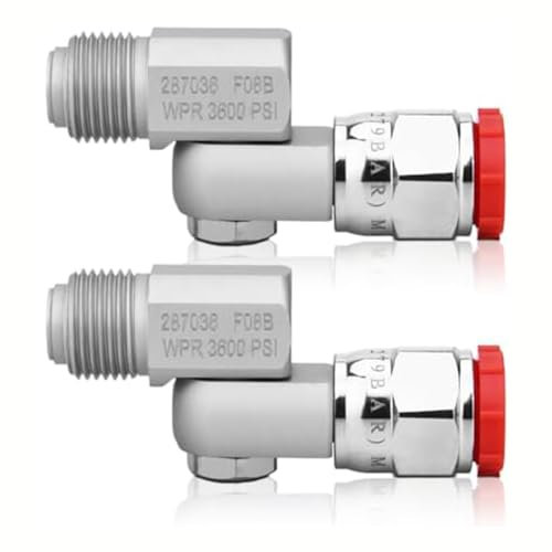 Rordigo Pistola de pintura Airless con articulación giratoria compatible con 235486, 7/8, rotación de 300°, para flexibilidad al pintar, 2 unidades.