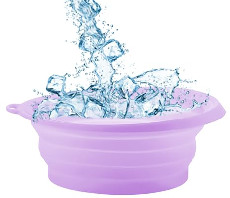 Face Ice Bath Bowl | Silicone Reusable Cold Mold - Poratble Face Basin,for Women Men Facial Cooling Beauty Skin Care Bath