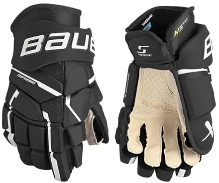 BAUER Supreme M5 PRO Glove Men, storlek:14 Zoll, färg:schwarz/weiß