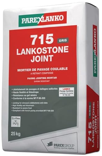 715 Lankostone Joint - Mortier de jointoiement à retrait compensé - Parexlanko - Terre
