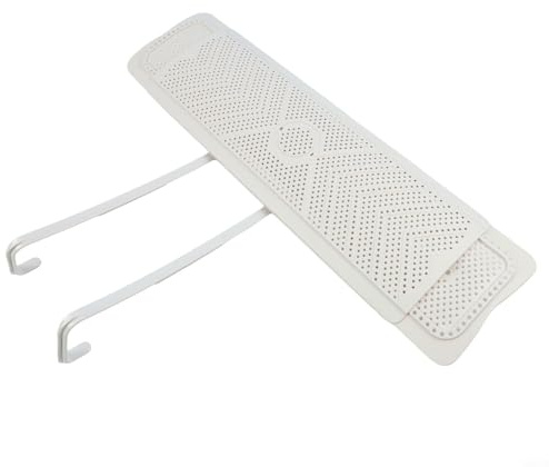 Eawfgtuw Deflector de aire acondicionado, cubierta deflectora de viento antisoplado directo, cubierta antipolvo ajustable de polipropileno escalable para uso doméstico, color blanco