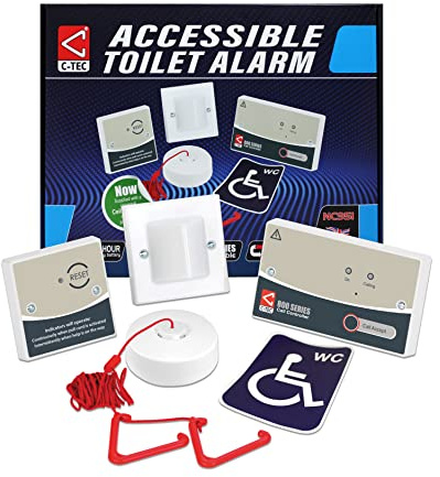 C-TEC Emergency assistance/disabled persons alarm kit to BS8300, battery backed