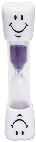 Kids Toothbrush Timer ~ Purple 2 Minute Smile Sand Timer for Brushing Children's Teeth