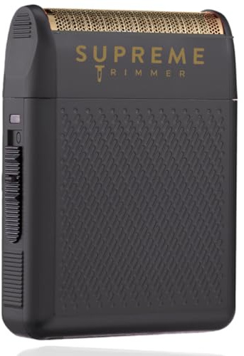 Supreme Trimmer Solo Single Foil Shaver for Pocket | 150 Min Runtime Cordless use, Powerful USB-C Mini Travel Razor for Professional & Home use | STF101