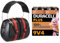 3M PELTOR Optime III Ear Defenders Adults – Protective Earmuffs with Headband & Duracell Plus 9V Batteries (4 Pack) - Alkaline - 100% Life Guarenteed
