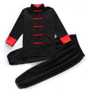 Kleidung im traditionellen chinesischen Stil, Wushu-Kostüm, Kinder-Performance, Tai Chi, Kung Fu, Uniformen, geeignet für Mädchen und Jungen, Bühnen-Performance-Set 22.10.4 (Farbe: A2, Größe: L)