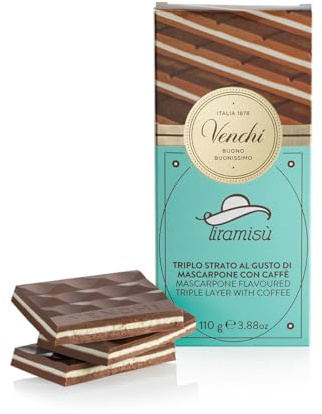 Venchi -Tafel aus Tiramisùschokolade 110 g – glutenfrei