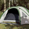 Tino Tech Kuppel-Campingzelt 4 Personen Outdoor Tent Gruppenzelt Winddicht Campingzelt Familienzelt Große Wurfzelt Festivalzelt Wurfzelte für Familie Trekkingzelt 300x250x132 cm Polyester&PE Grün